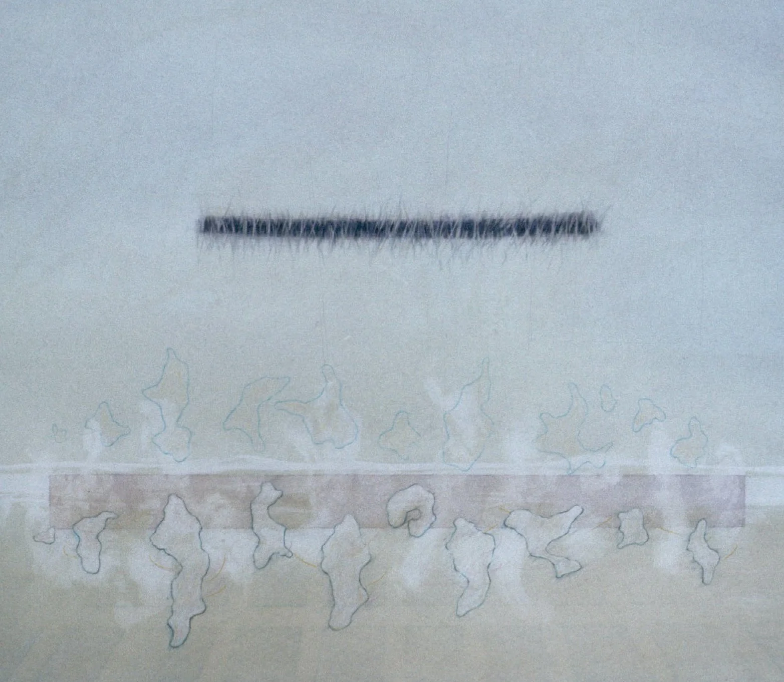 Jump, 18 x 22 in., powdered pigment on paper