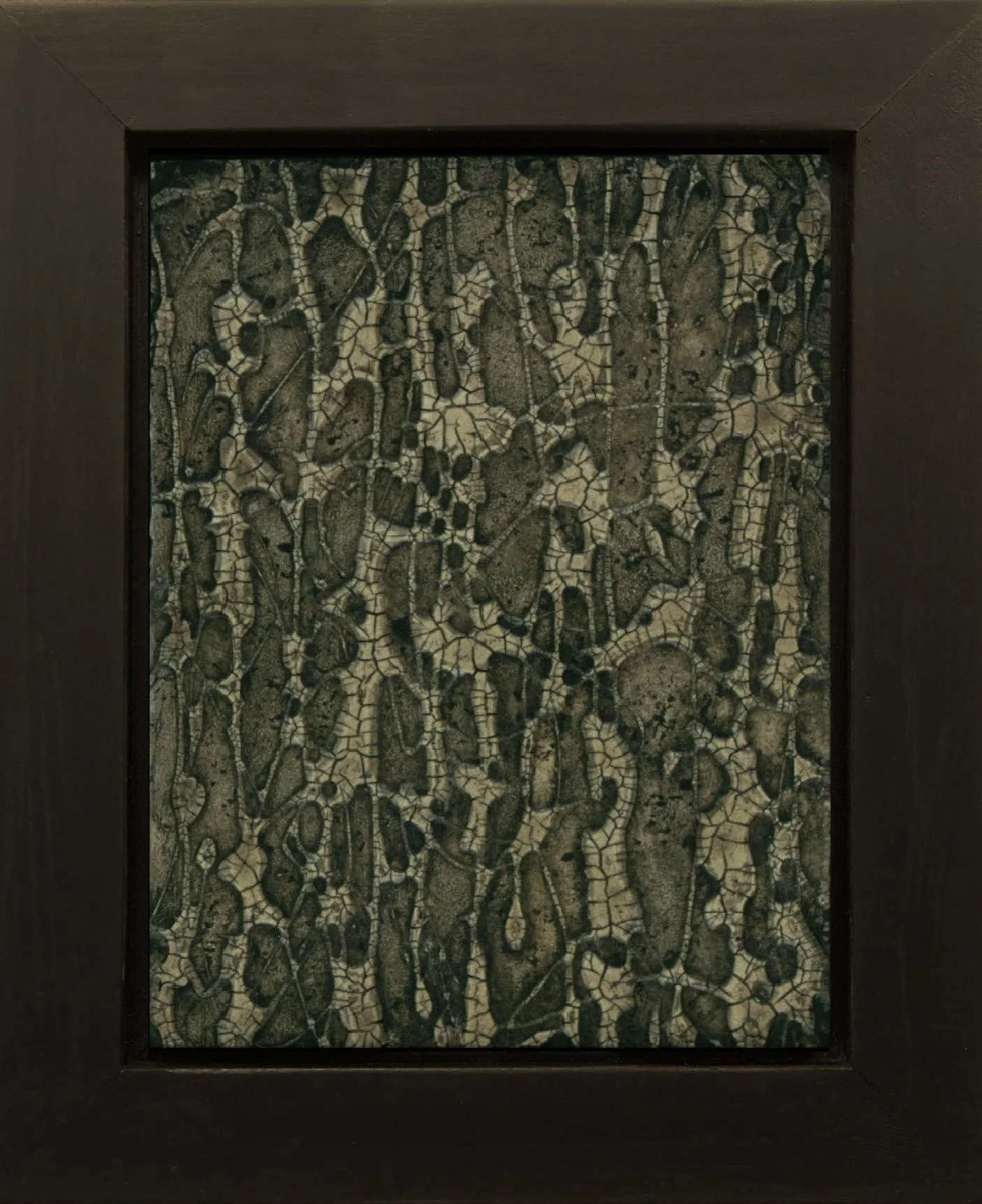 Icon of Nature #26, 14 x 11", mixed media on wood panel