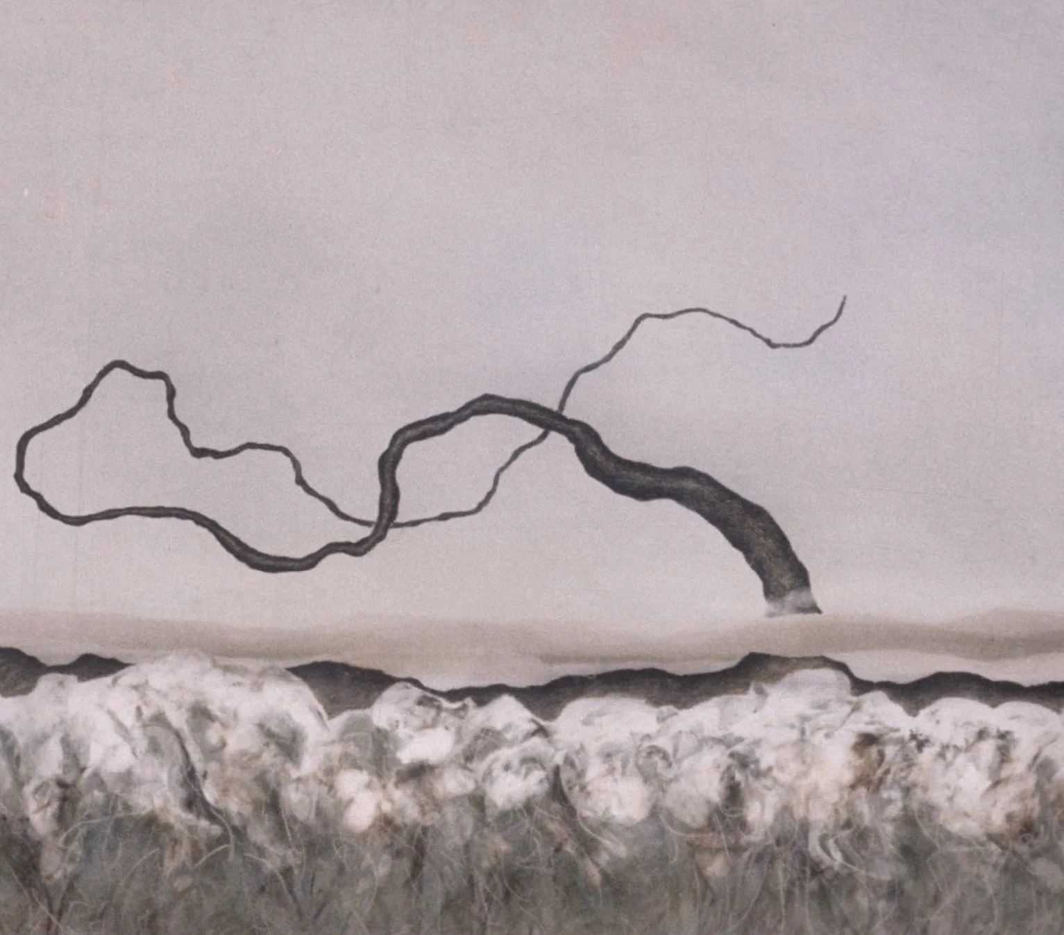 Explorer, 18 x 22 in., powdered pigment on paper