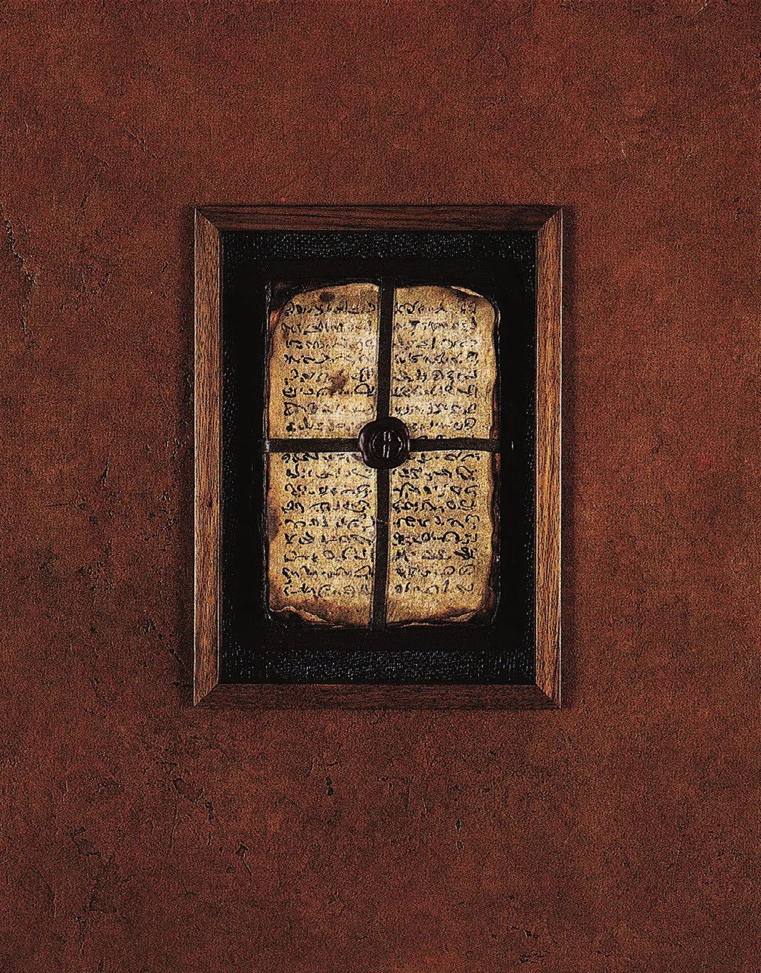 Codex III, 32 x 24 in., mixed media