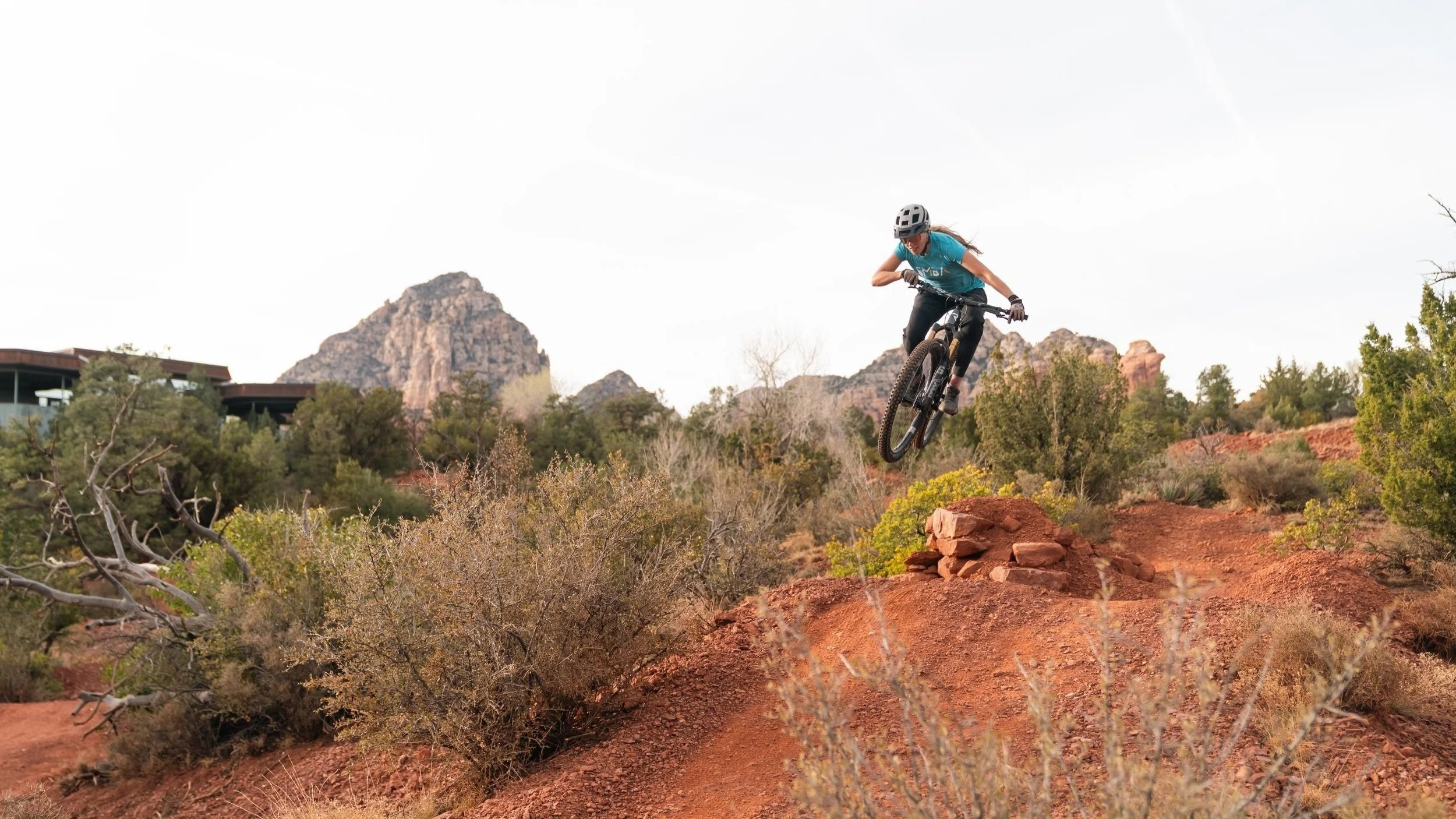 Sedona Mountain Bike, Jump, Women's Mountain Bike Clinic and Lessons, Sedona Bike Park,