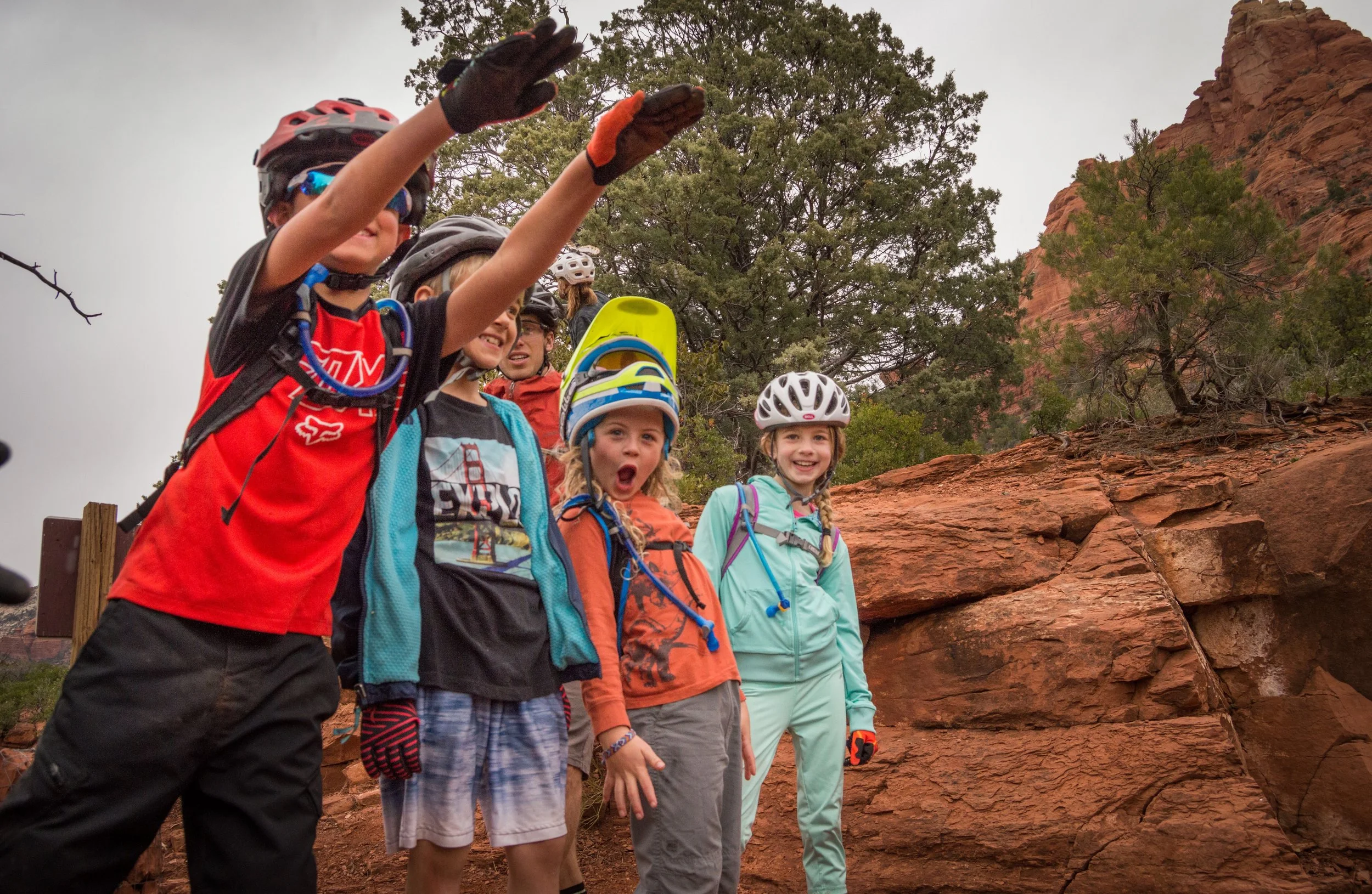 Sedona Youth Mountain Bikers excited to be on trail,