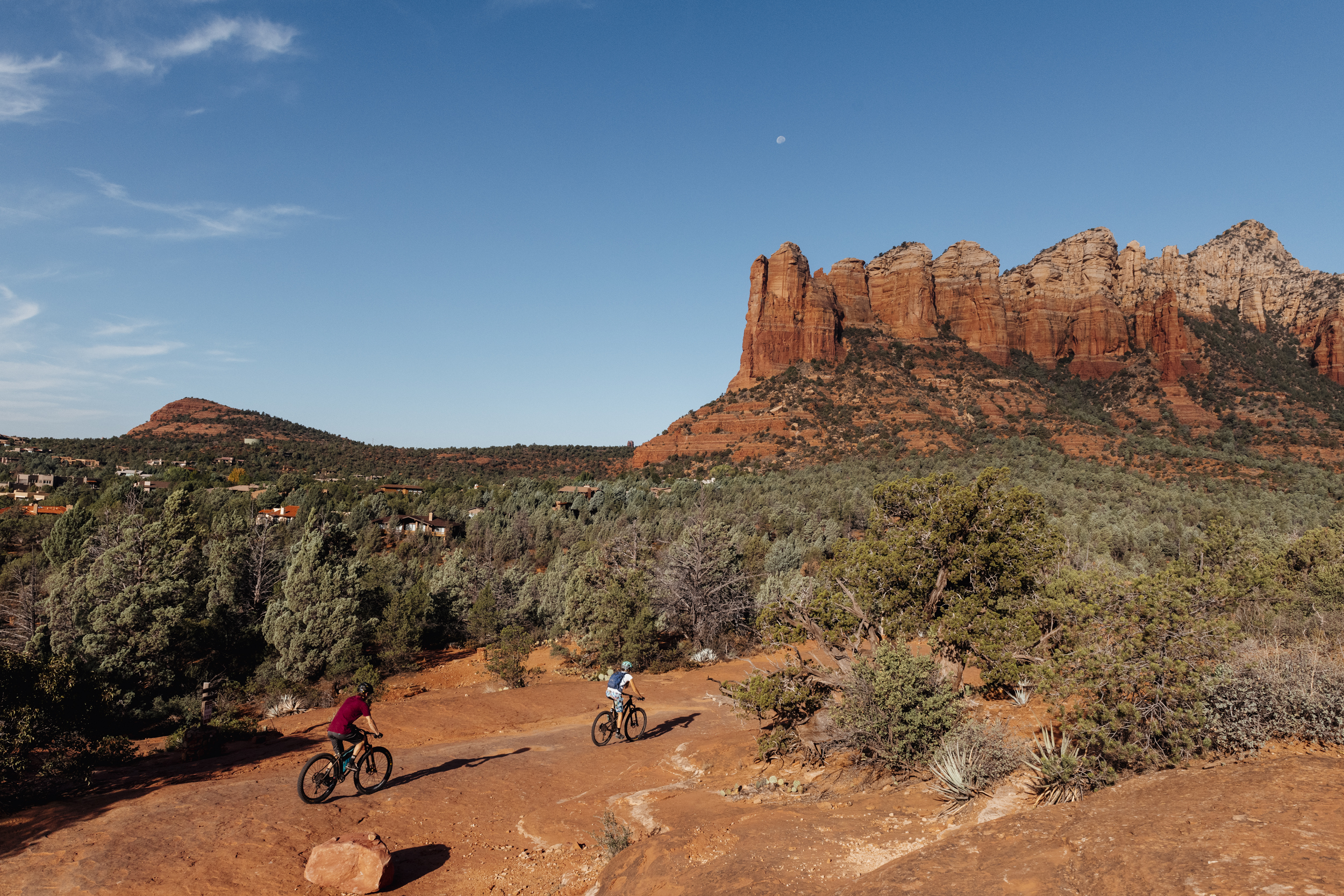 Sedona Mountain Bike adventure with red rock views