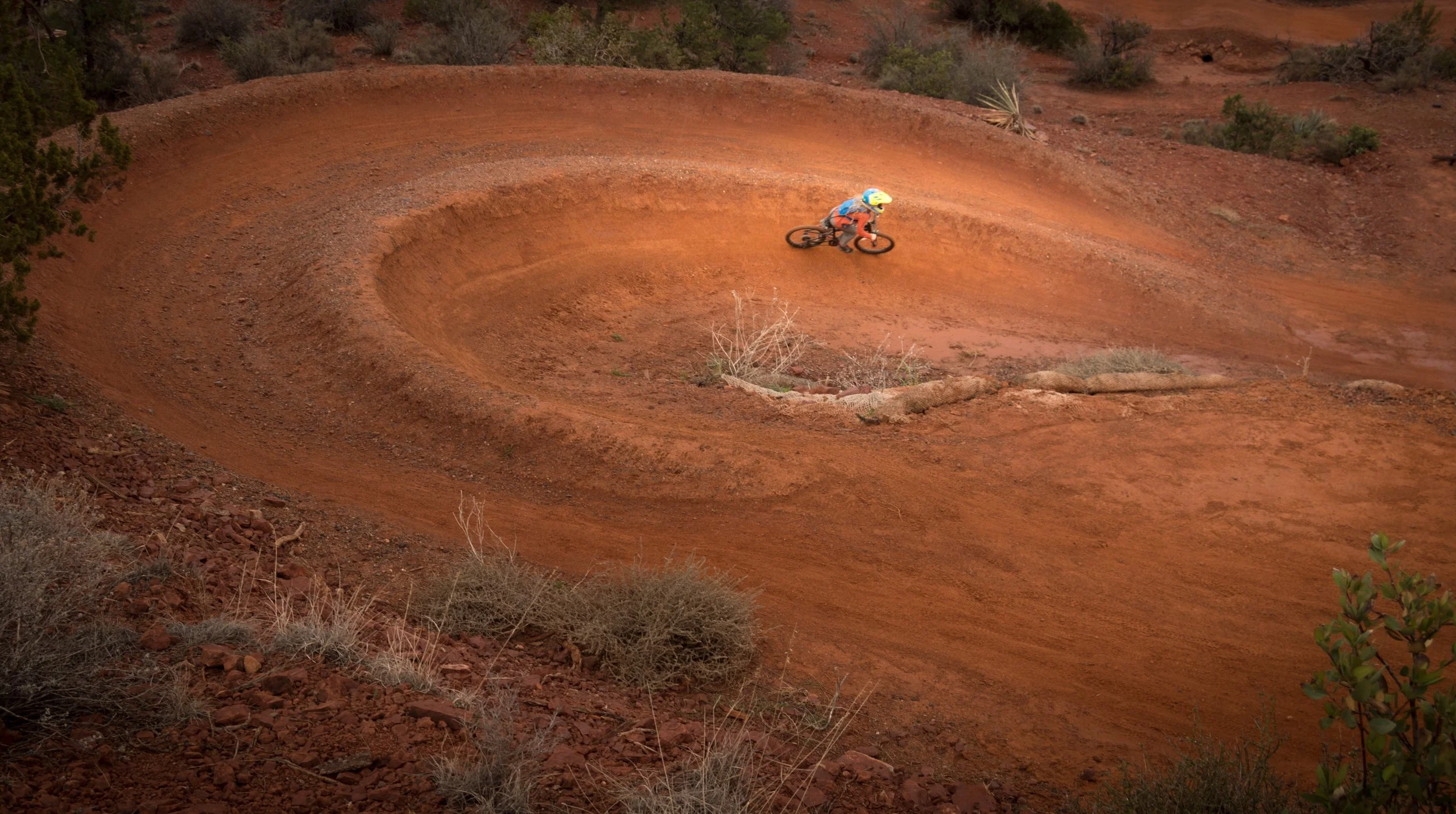 Sedona Mountain Biker at Bike Park