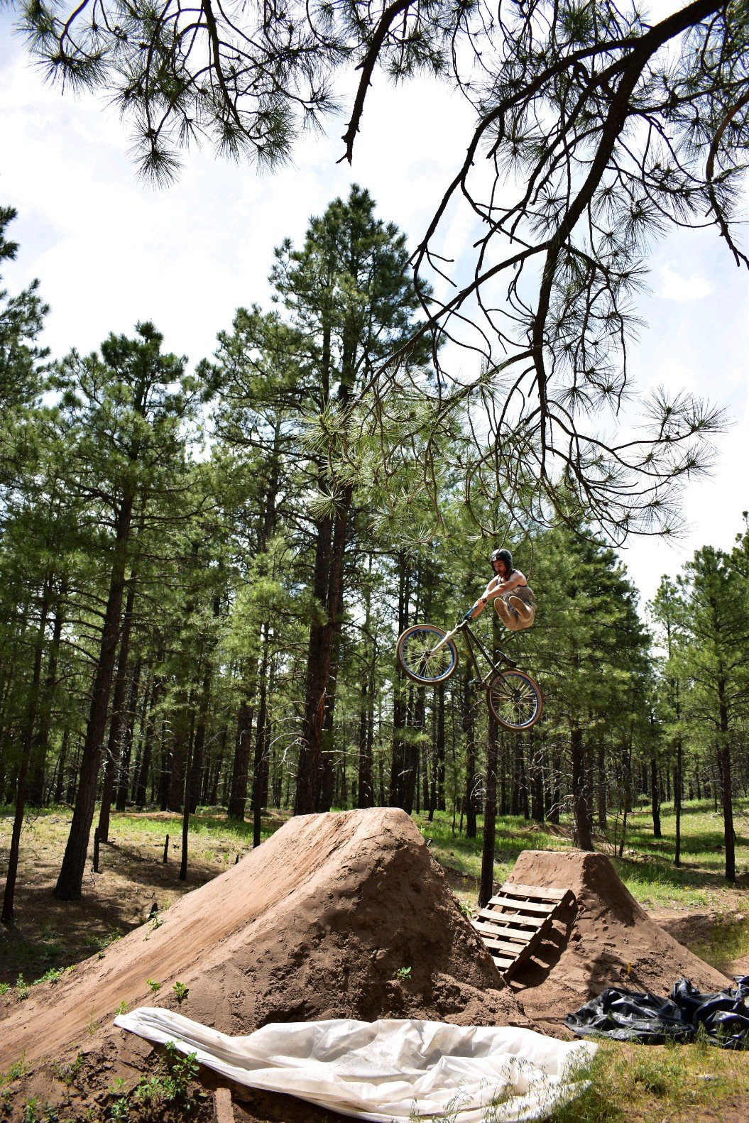 Flagstaff Mountain Bike Coach Tour Bike Park Jump