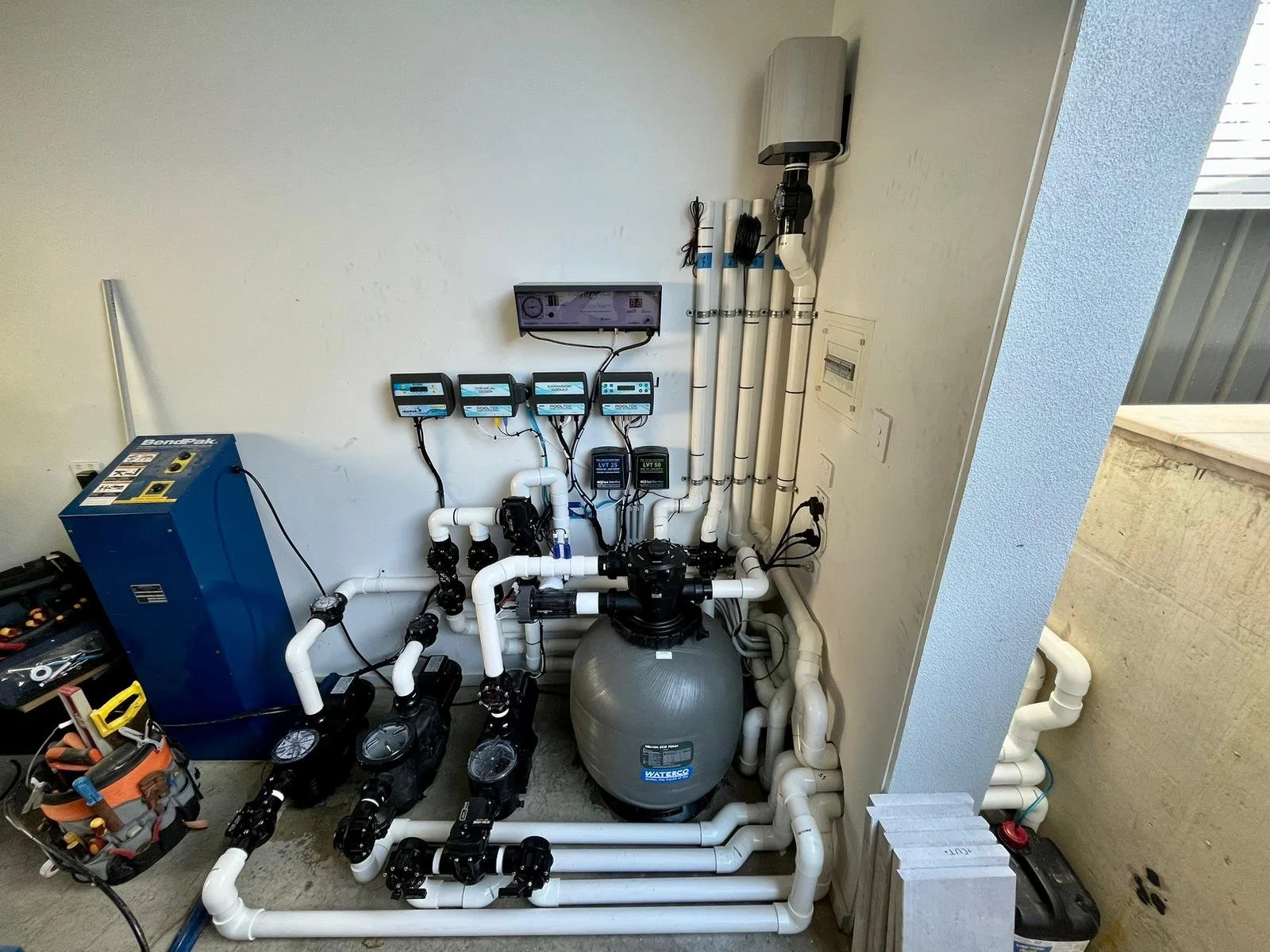 Pool equipment installation Sunshine Coast including pumps filters and chlorinators