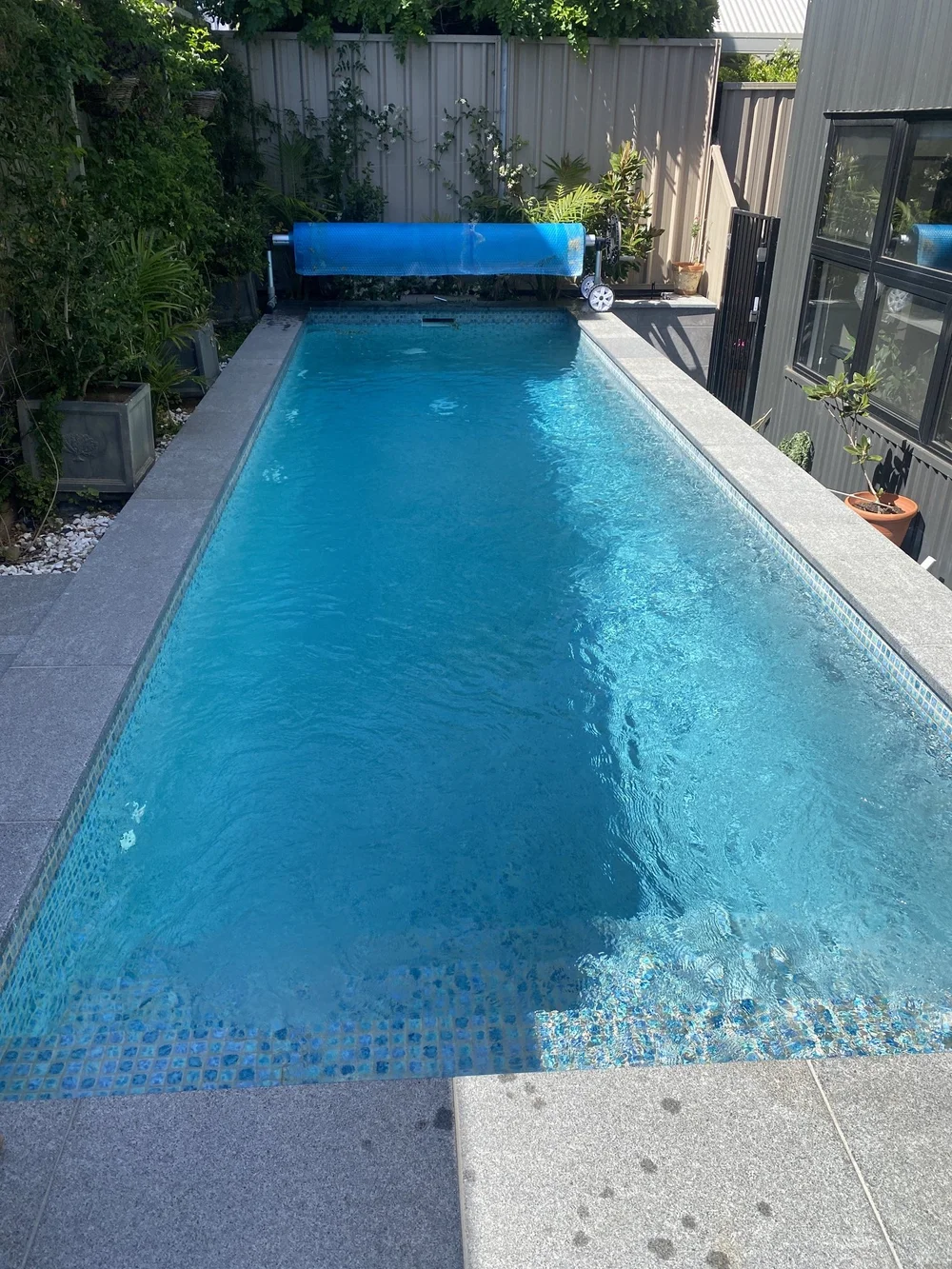 Pool after treatment by Sunshine Coast Pool Patrol