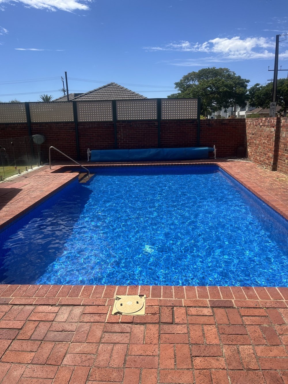 Pool after green pool treatment by Sunshine Coast Pool Patrol