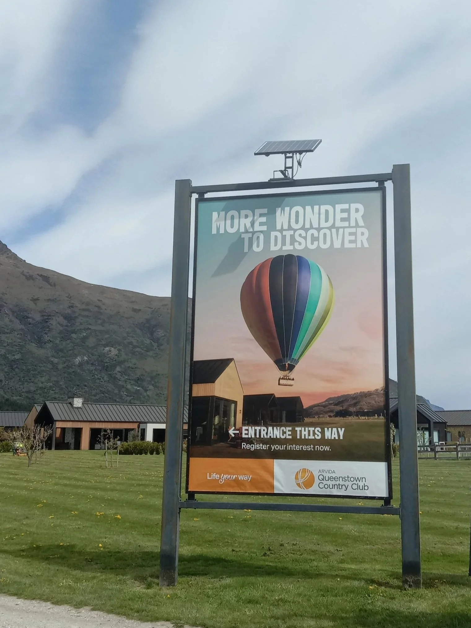 Vinyl print to existing banner