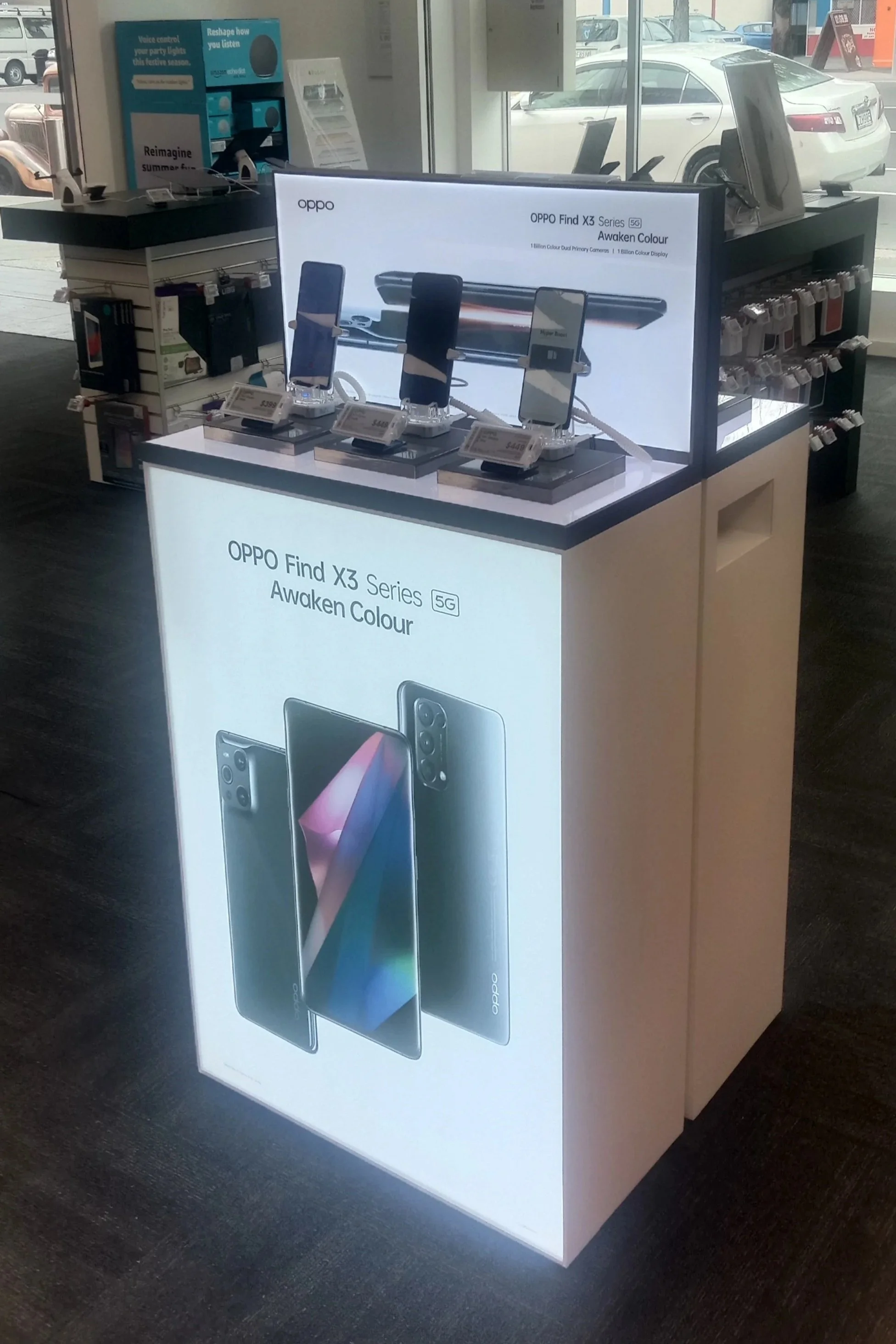 Digital prints to existing sign