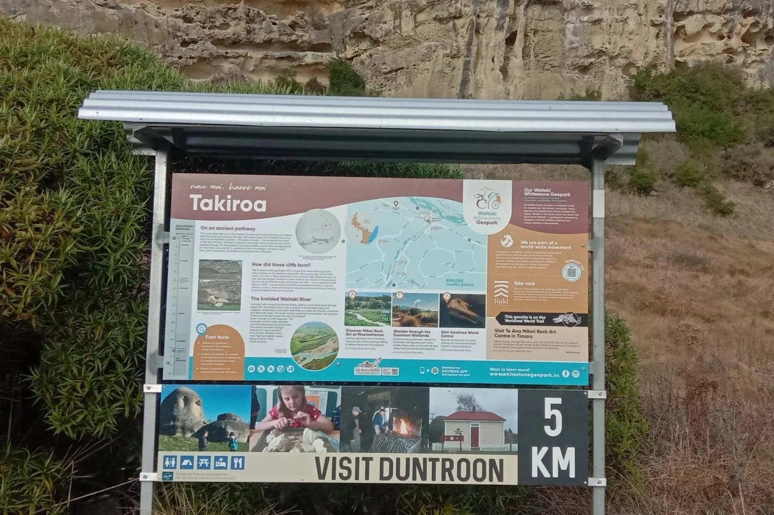 Design, print and installation of sign to existing frame