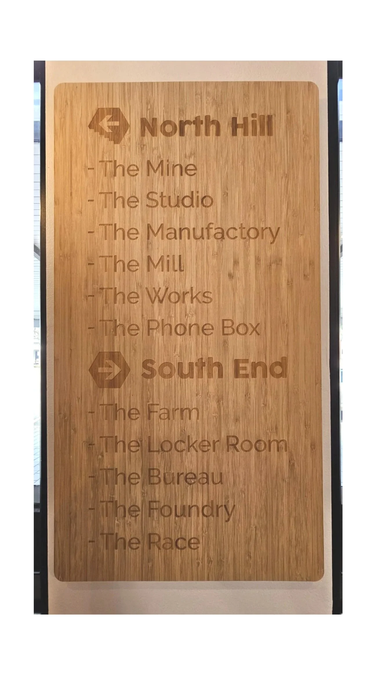 Design and installation of laser-engraved signs
