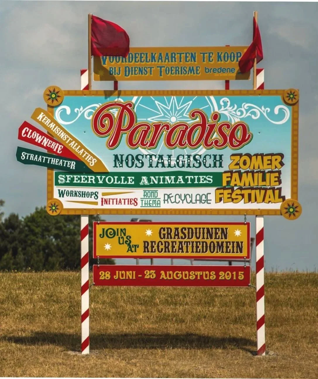 Design, production and installation of outdoor sign