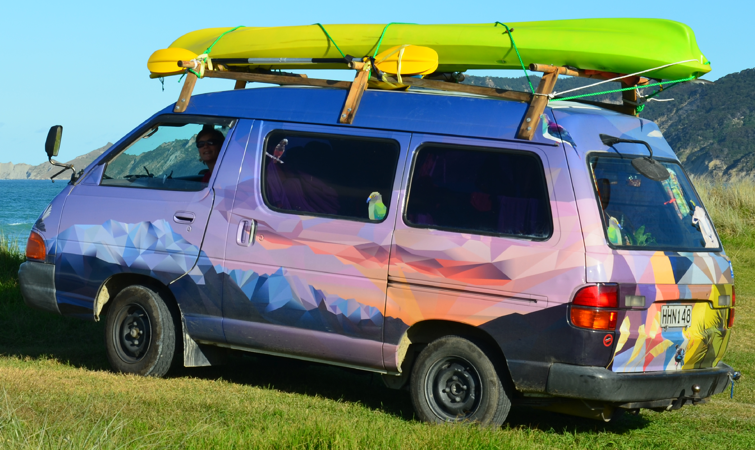 Design, print and application of full vehicle wrap