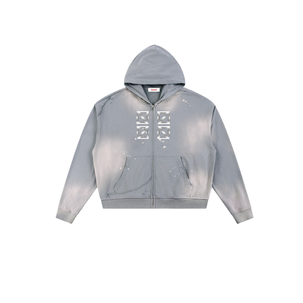 [PRE-ORDER] Stepniak S Square sun fade zip hoodie