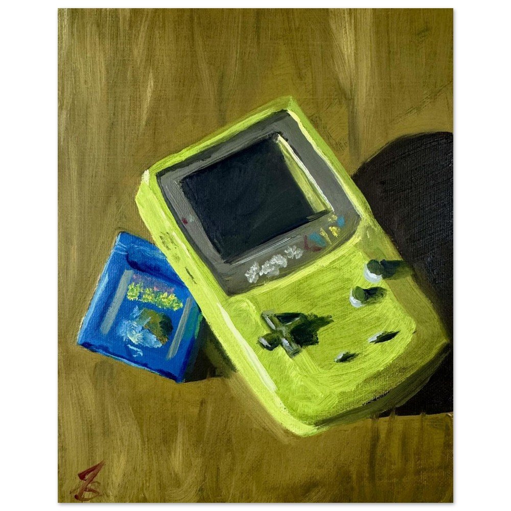 Blue Museum-Quality Matte Paper Poster 8