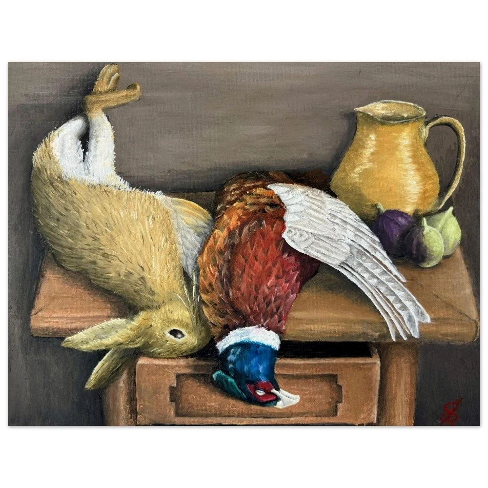 Pheasant, Figs, Rabbit Museum-Quality Matte Paper Poster 11