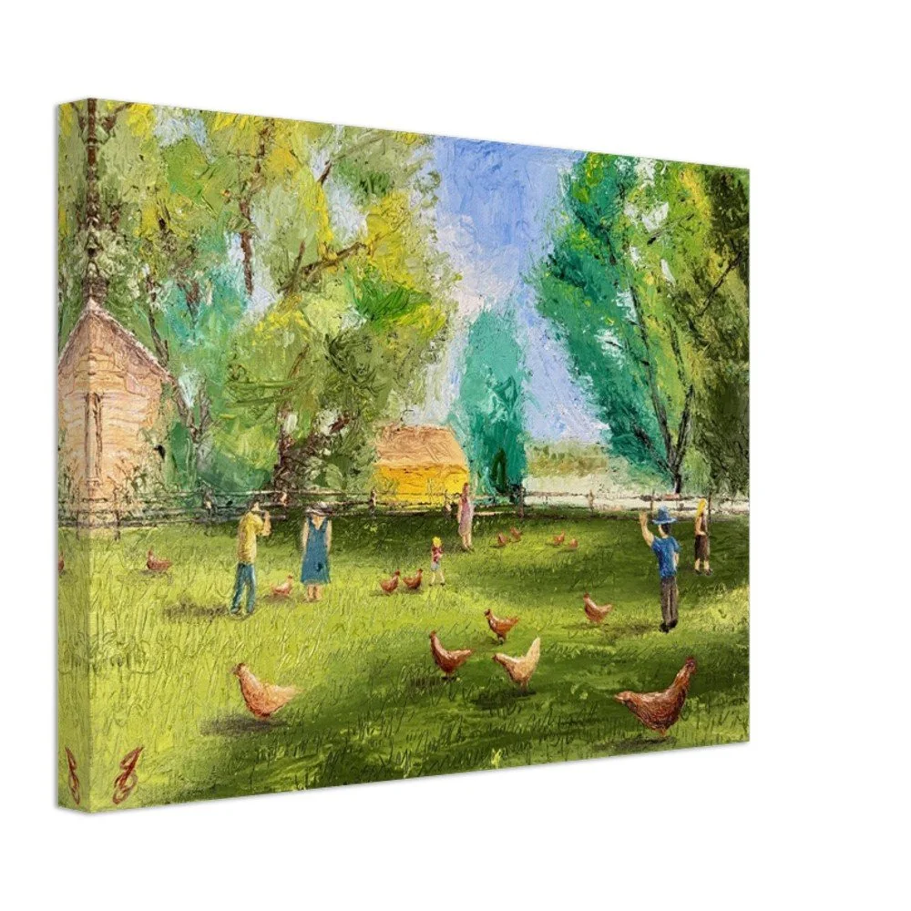Rooster Booster Canvas Print 12