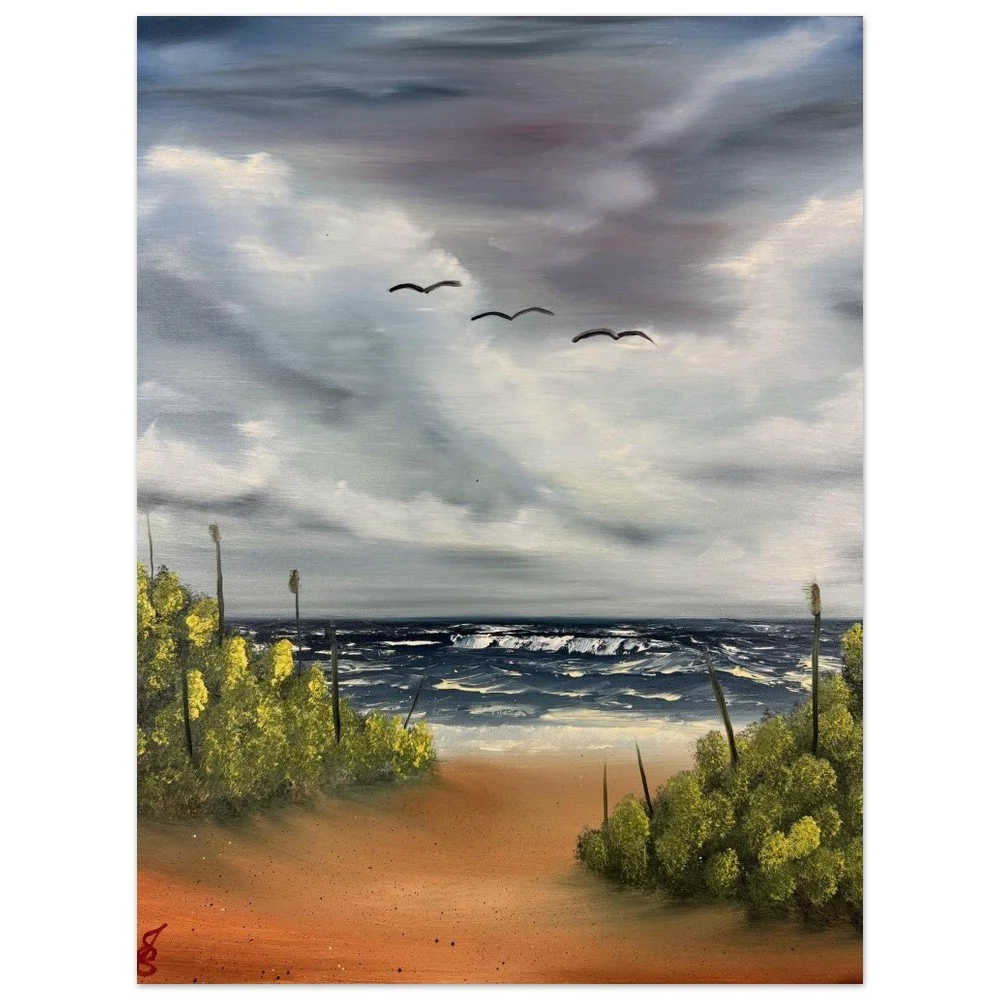 Choppy Waters Museum-Quality Matte Paper Poster