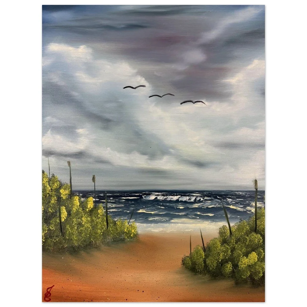 Choppy Waters Museum-Quality Matte Paper Poster