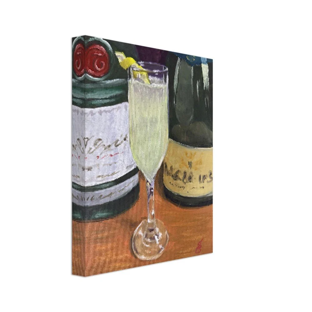 French 75 Canvas Print 8”x10”