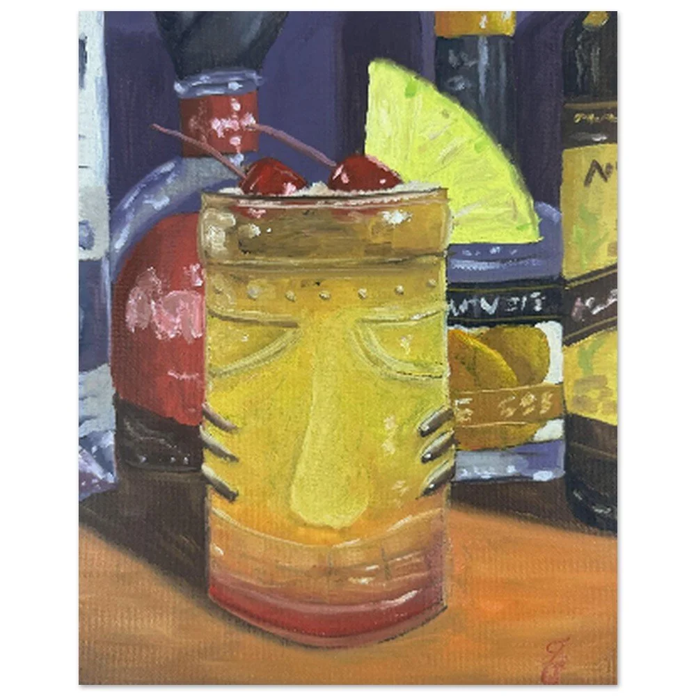 Mai Tai Museum-Quality Matte Paper Poster 8”x10”