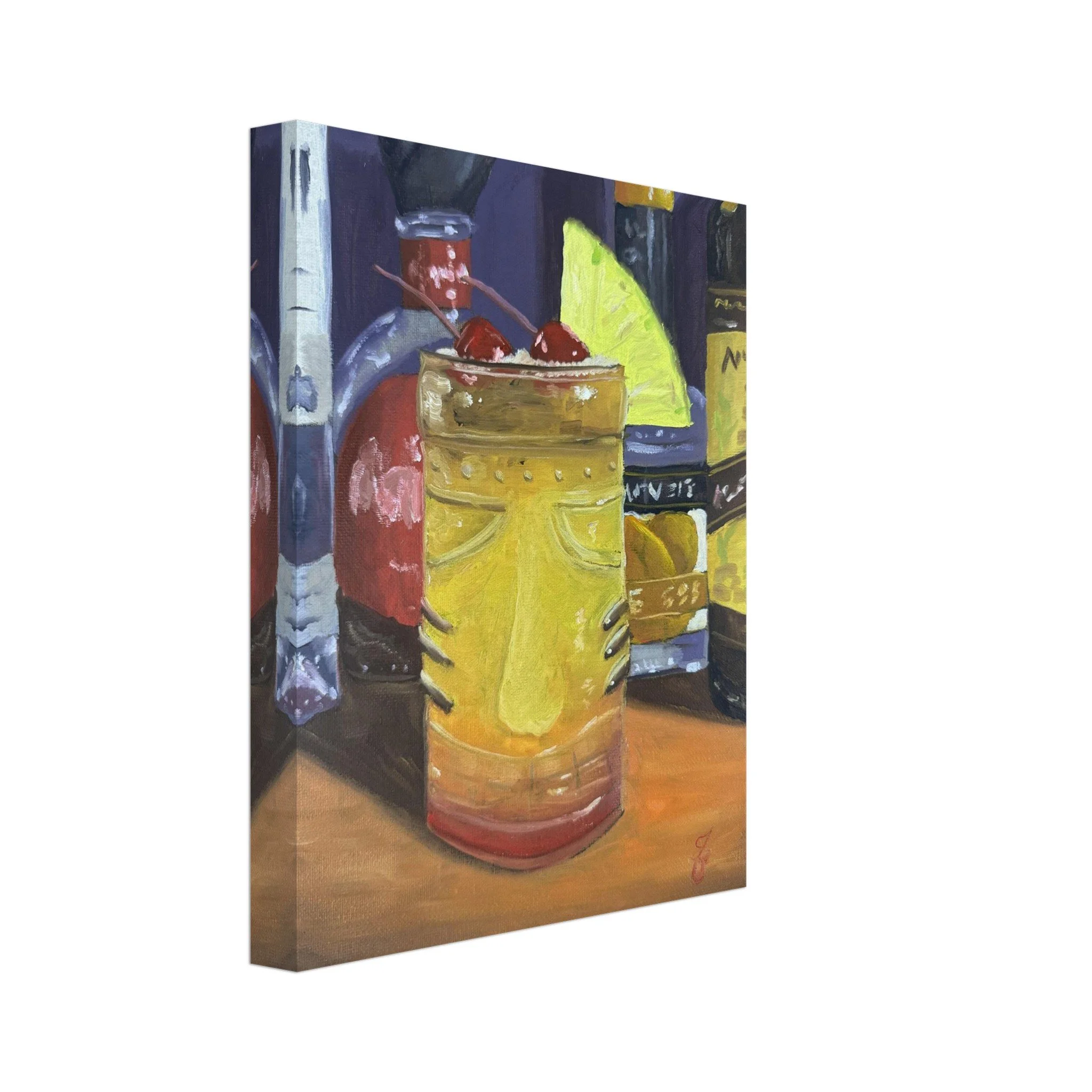 Mai Tai Canvas Print 8”x10”