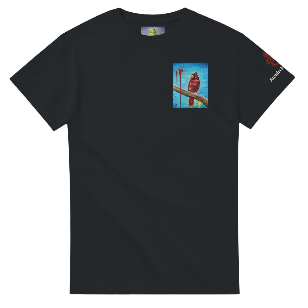 Heavyweight Unisex Pajaro Rojo T-shirt