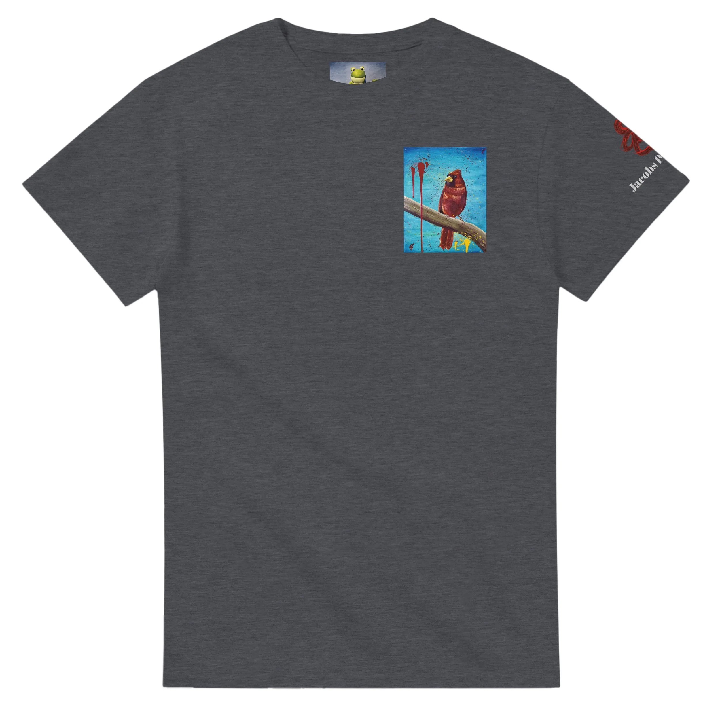 Heavyweight Unisex Pajaro Rojo T-shirt