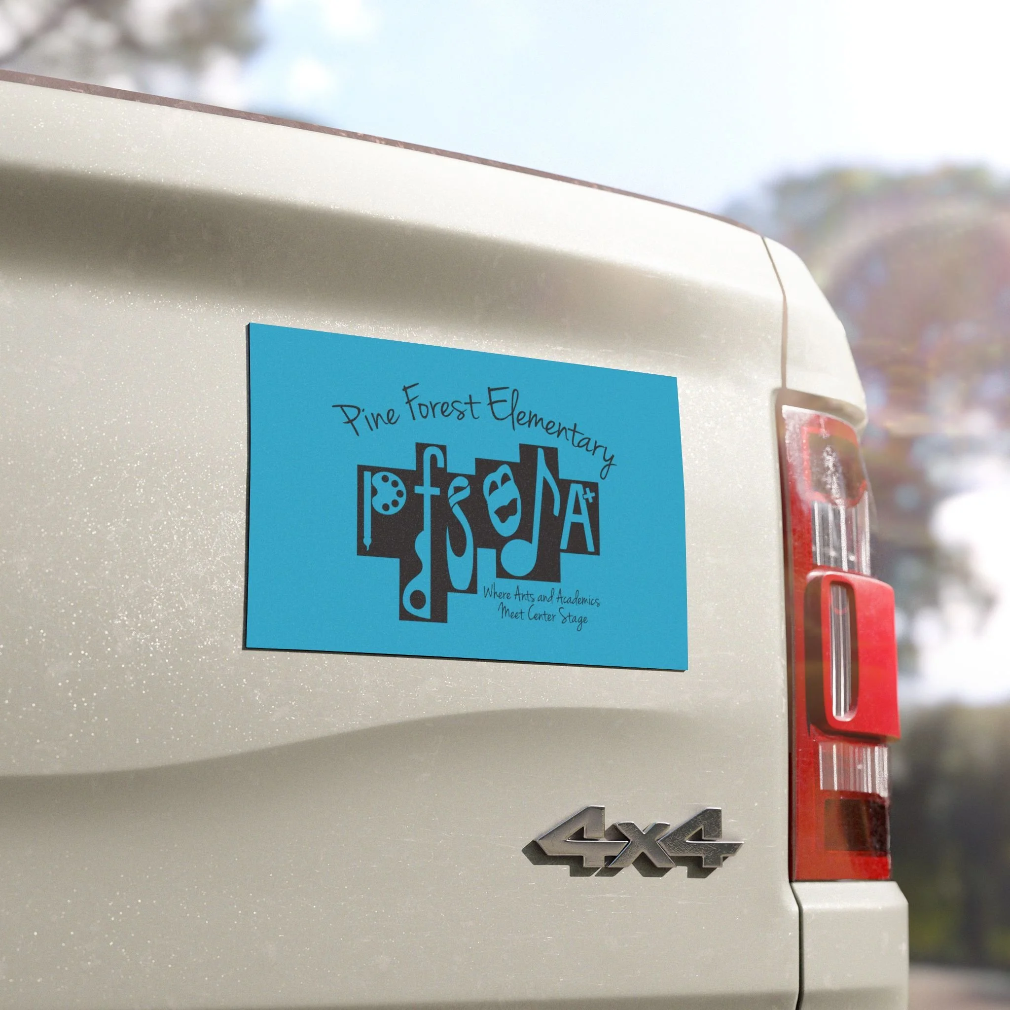 Pine Forest Elementary Car Magnets