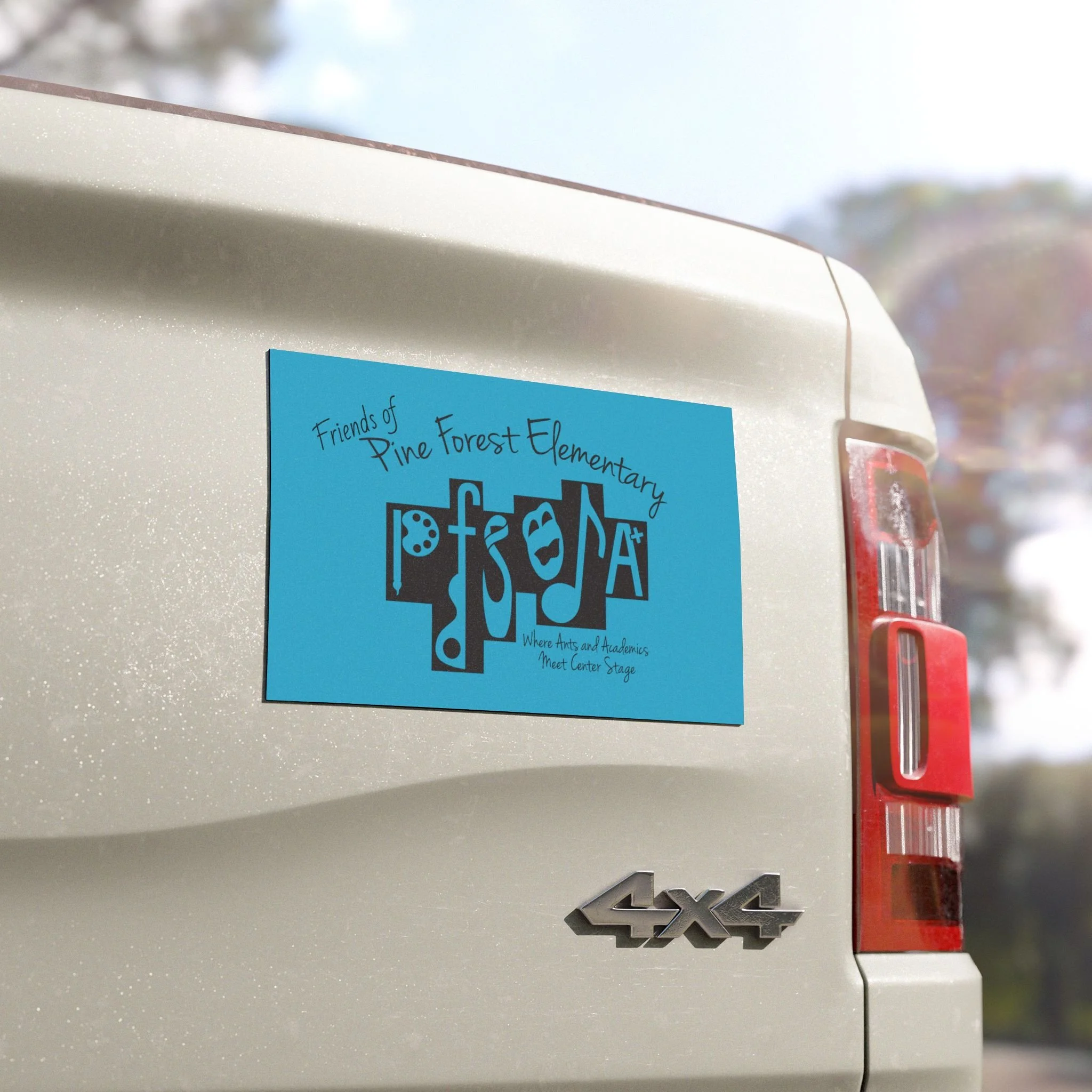 Pine Forest Elementary Car Magnets