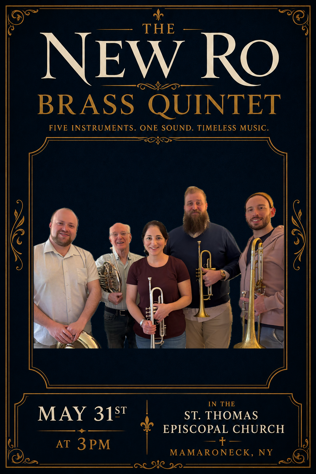Brass Quintet at St. Thomas Episcopal Church in Mamaroneck