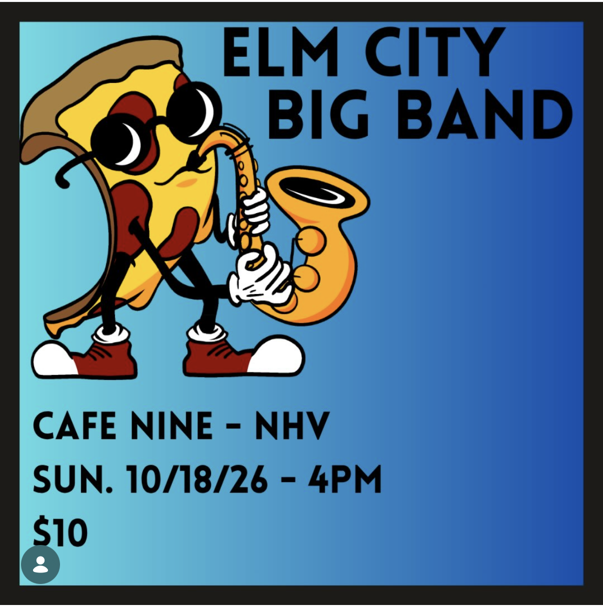 with The Elm City Big Band at Cafe 9