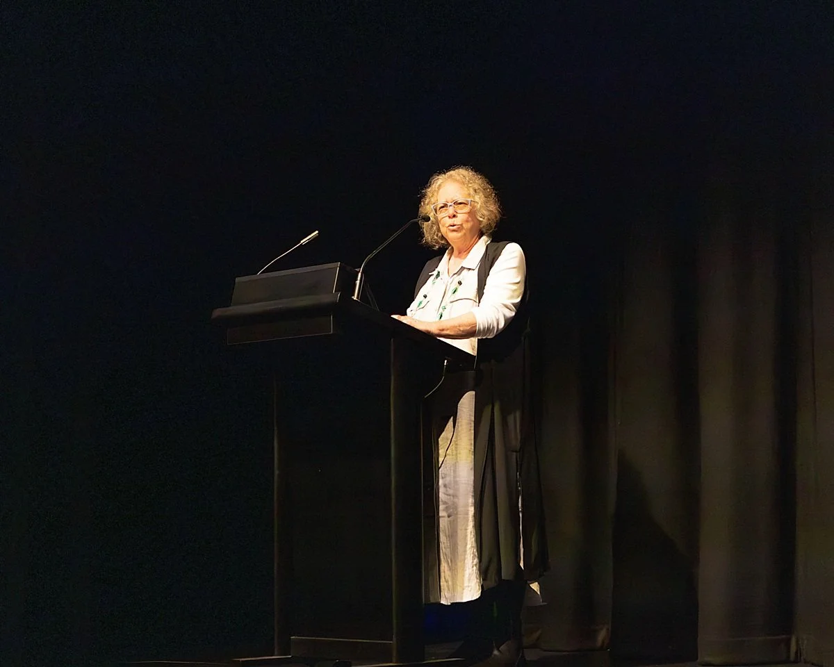 Festival Director Mahamati welcomes the audience