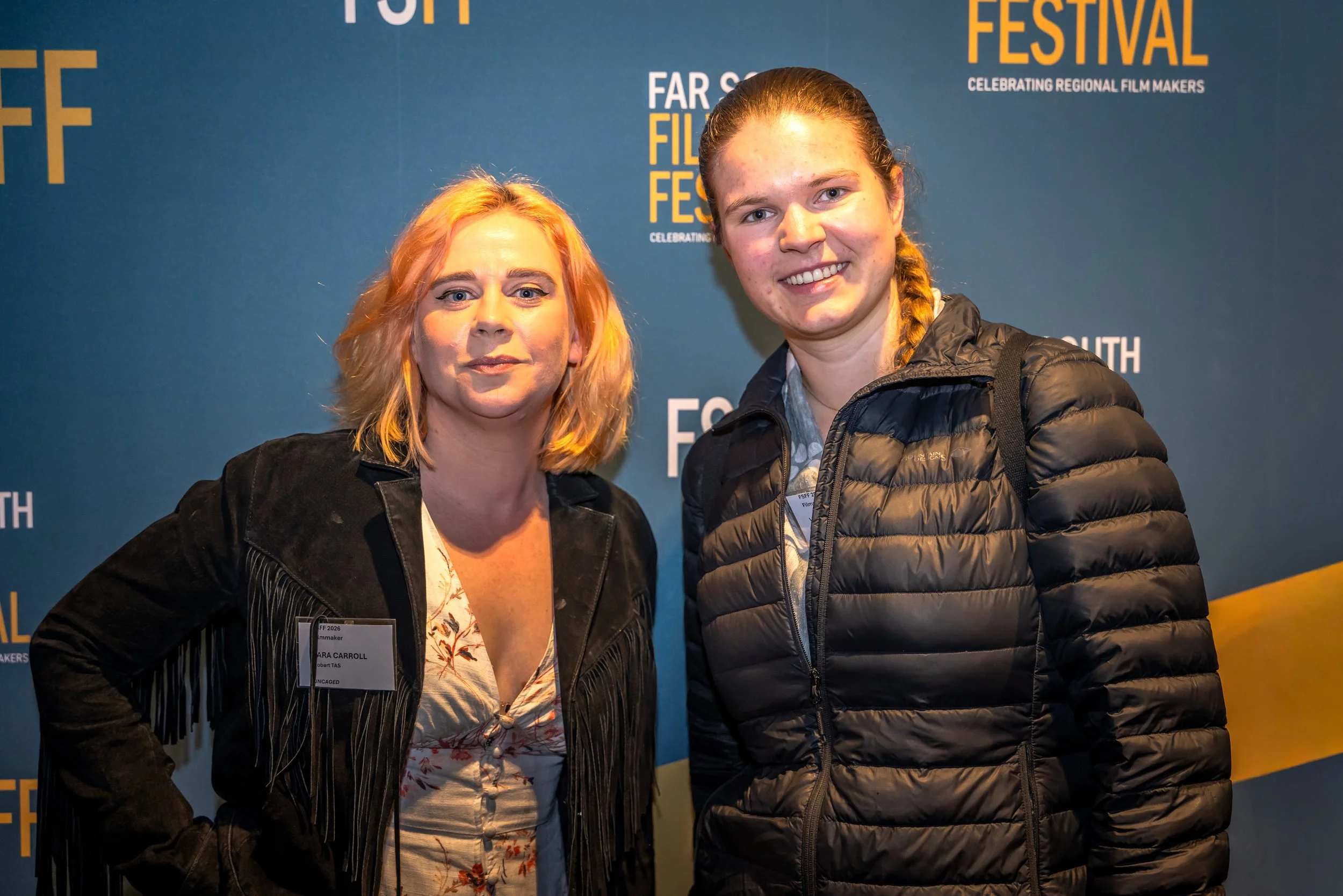 Co-Director Tara Carroll and Producer Vienna Hill, Kingston TAS - 'Uncaged"