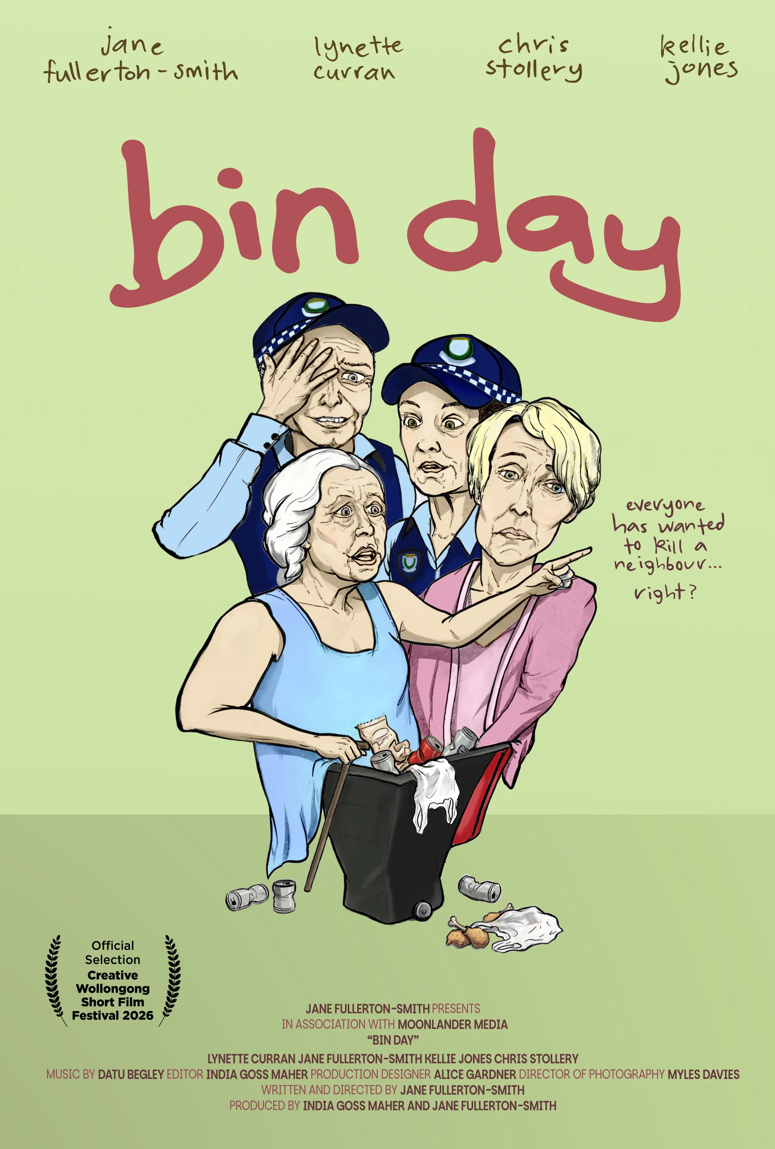 Writer/Director Jane Fullerton-Smith, Thirroul NSW. Comedy