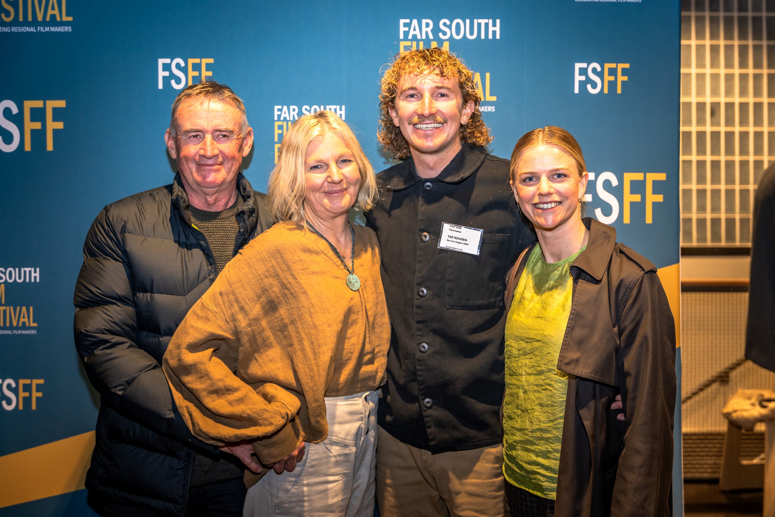 Director Tad Souden 'GagaWakulda" with family and friends