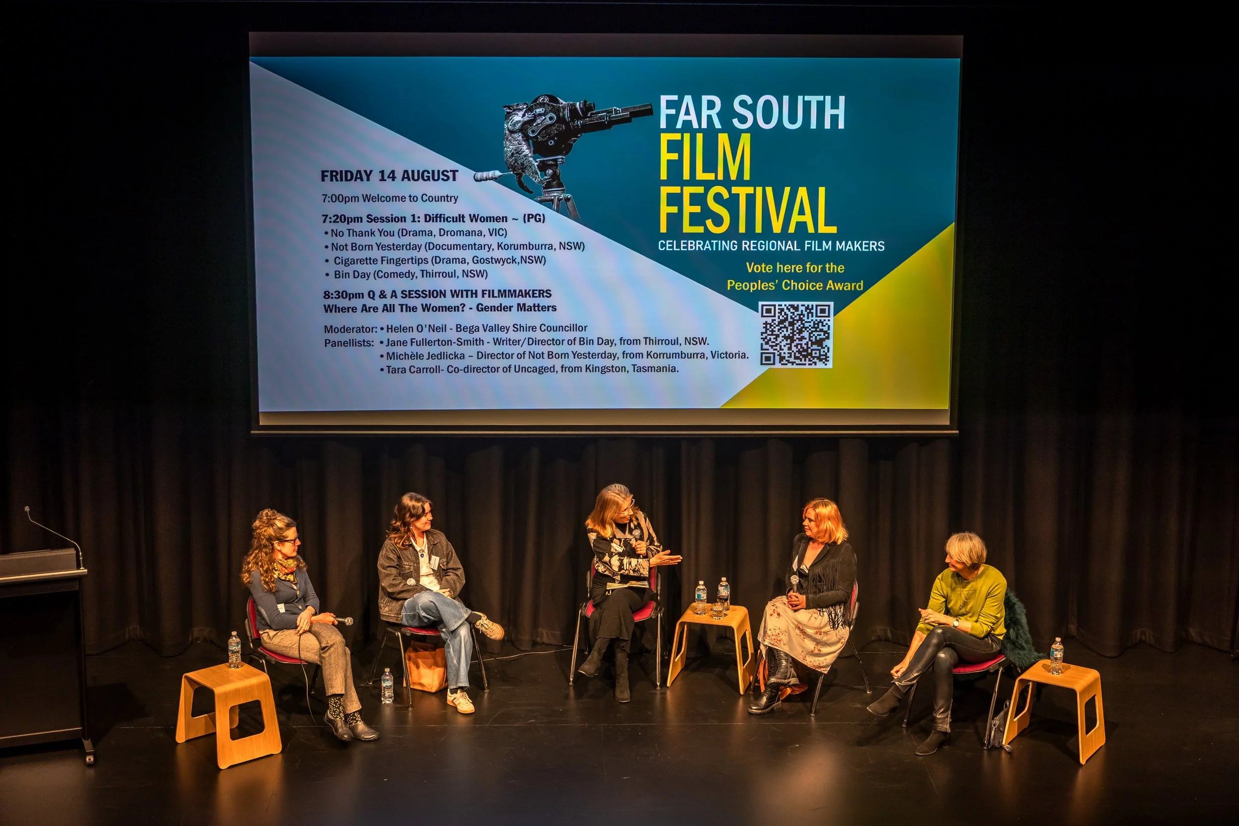 Opening Night Q&A moderated by Helen O'Neil - "Where are all the Women- Gender Matters"