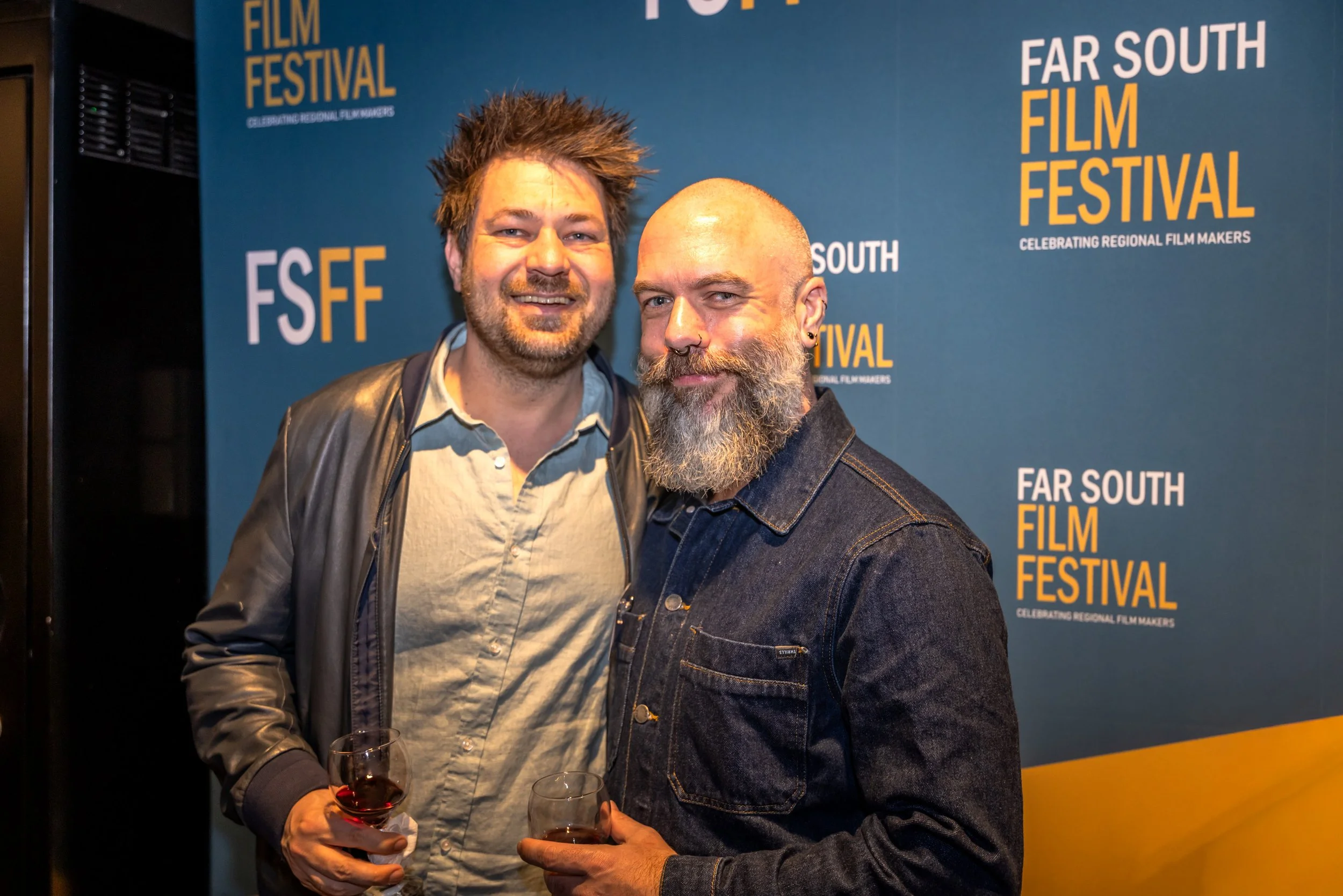 Dr Sampsa Kallinen with Filmmaker Andrew Robinson