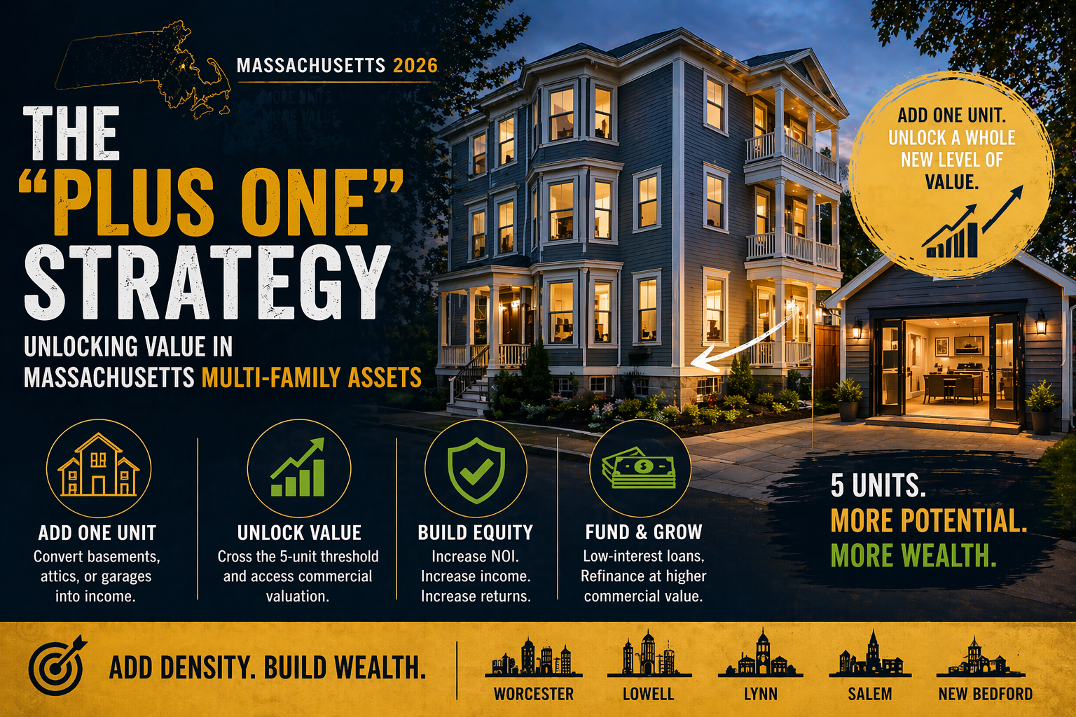 The "Plus One" Strategy: Unlocking Value in Massachusetts Multi-Family Assets
