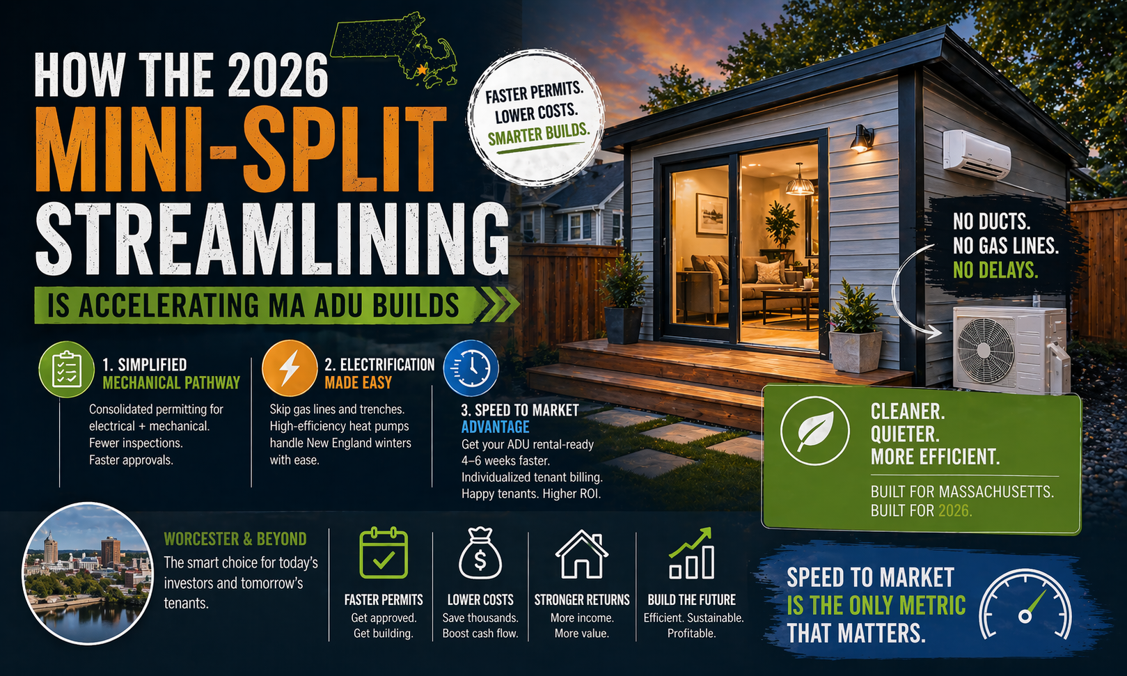 How the 2026 Mini-Split Streamlining is Accelerating MA ADU Builds