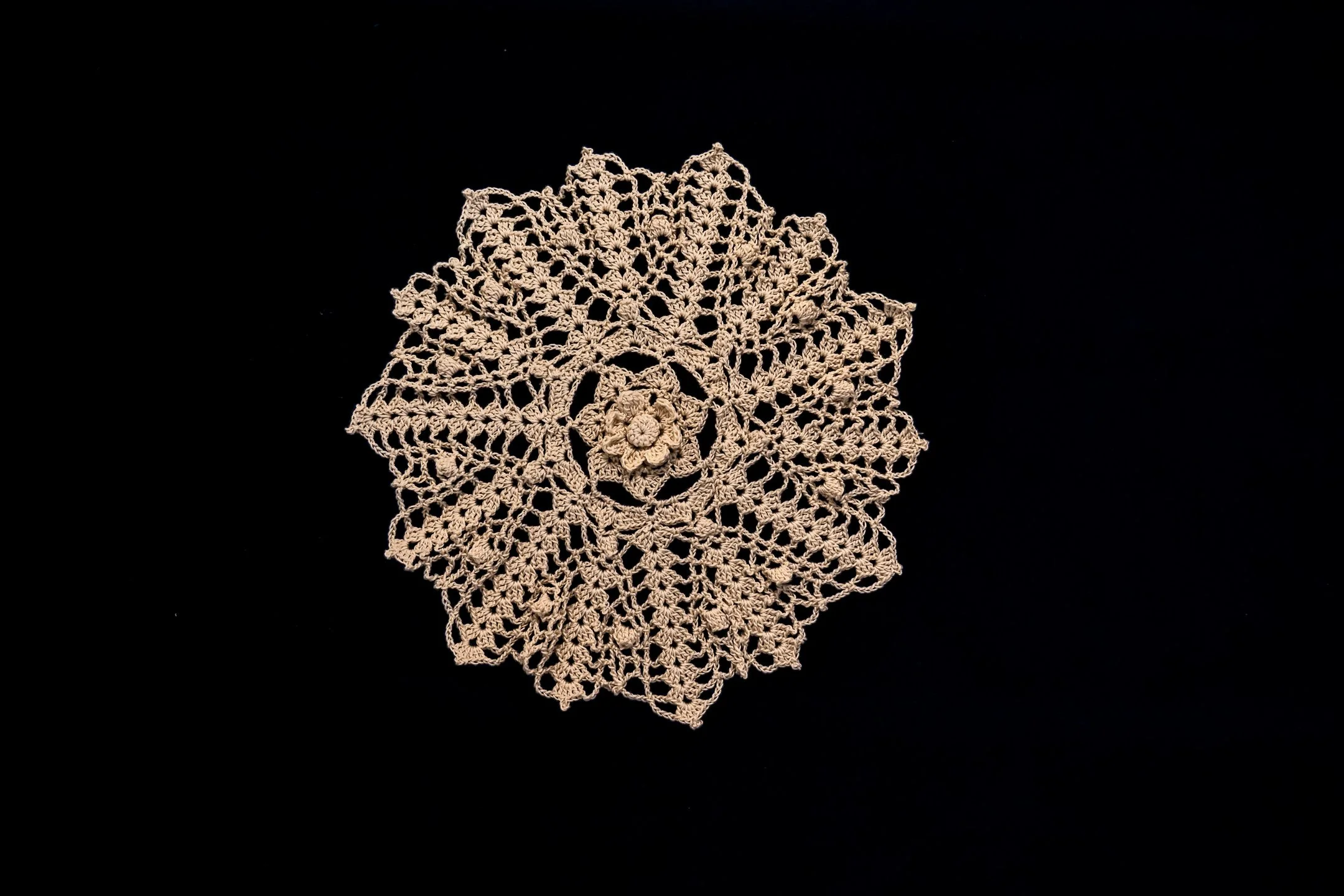 Elegant Handmade Lace Doily