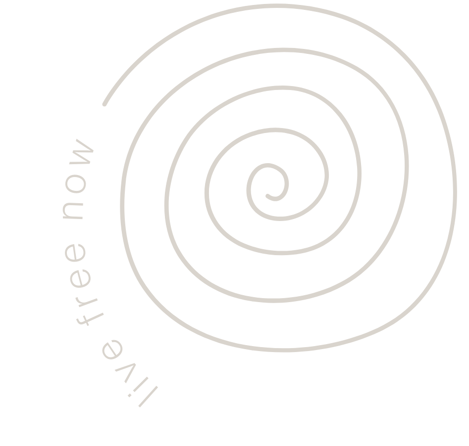 Black background with a white spiral logo and the words "illuminate fire flow" written along the spiral.