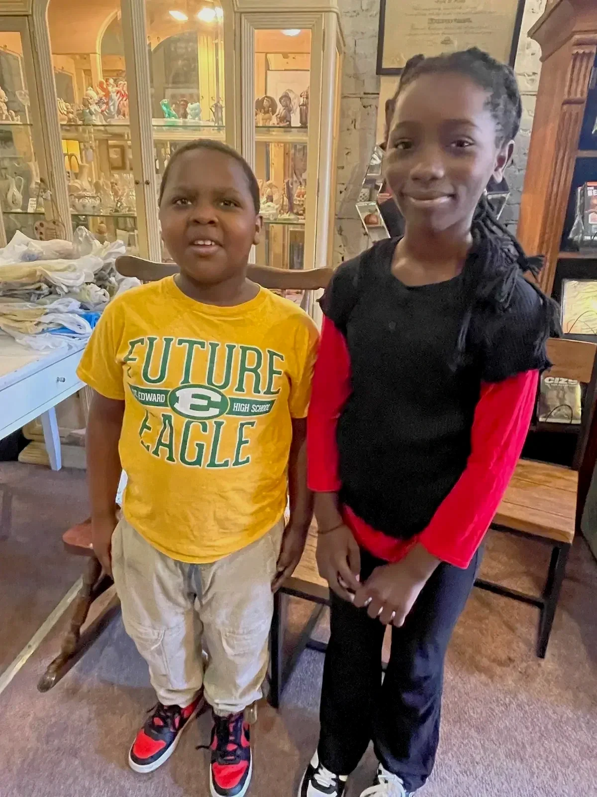 Two of our favorite local kids volunteering and making our world better.
