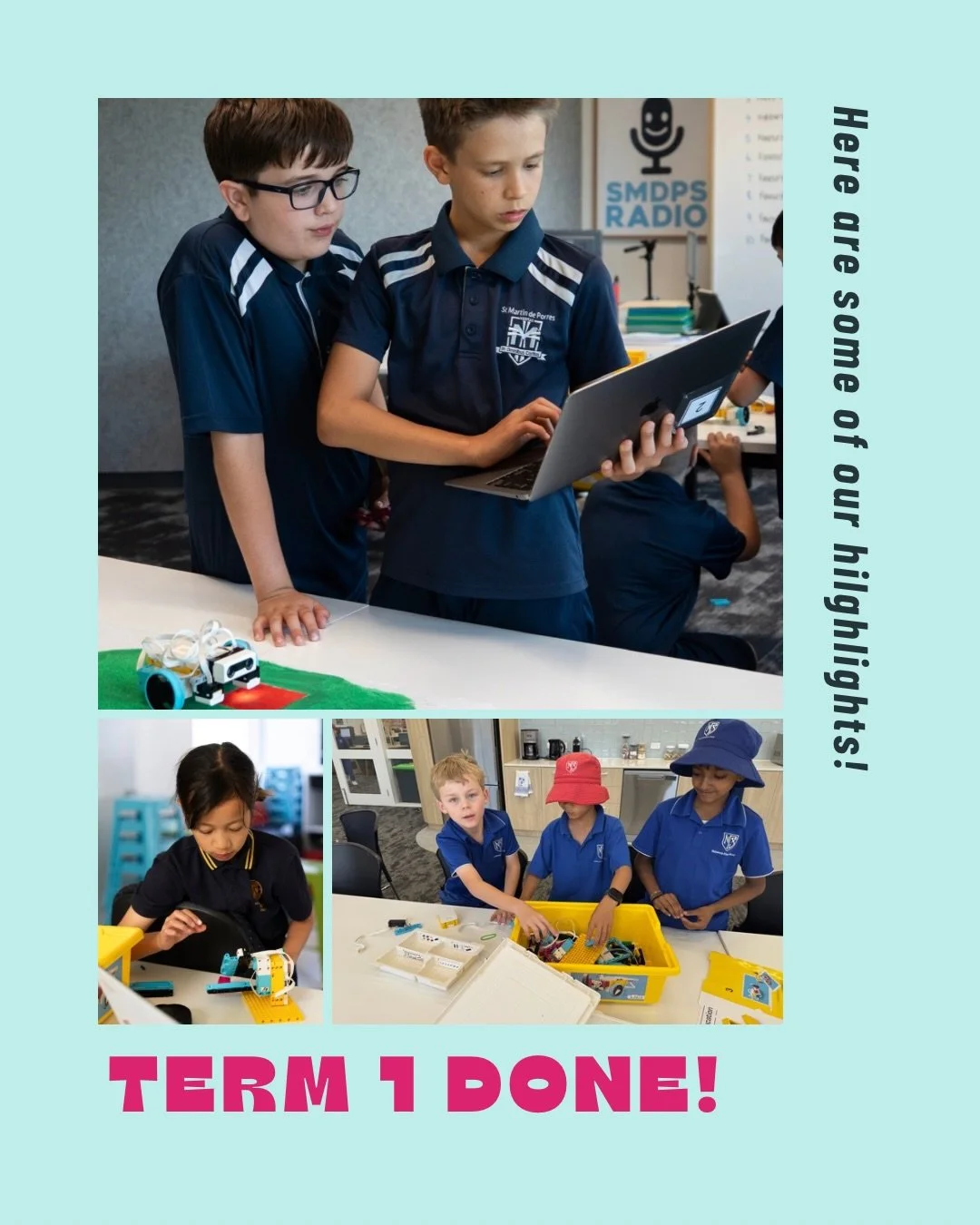 Thanks so much for making Term 1 brilliant!

We can&rsquo;t wait to see you again and meet some new faces next term 🤖