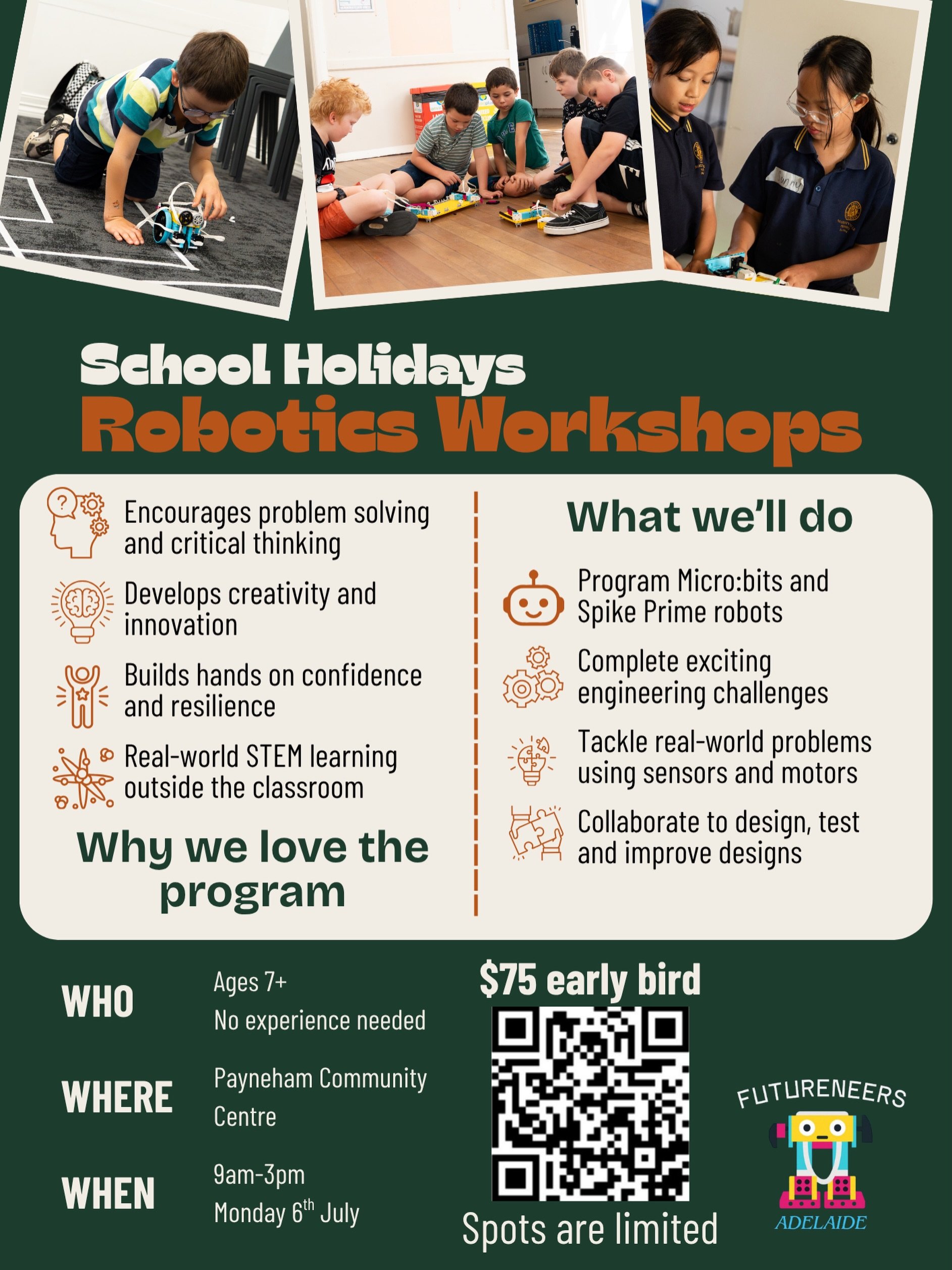 Day 1 of our holiday program is already half full. Book via link in bio!