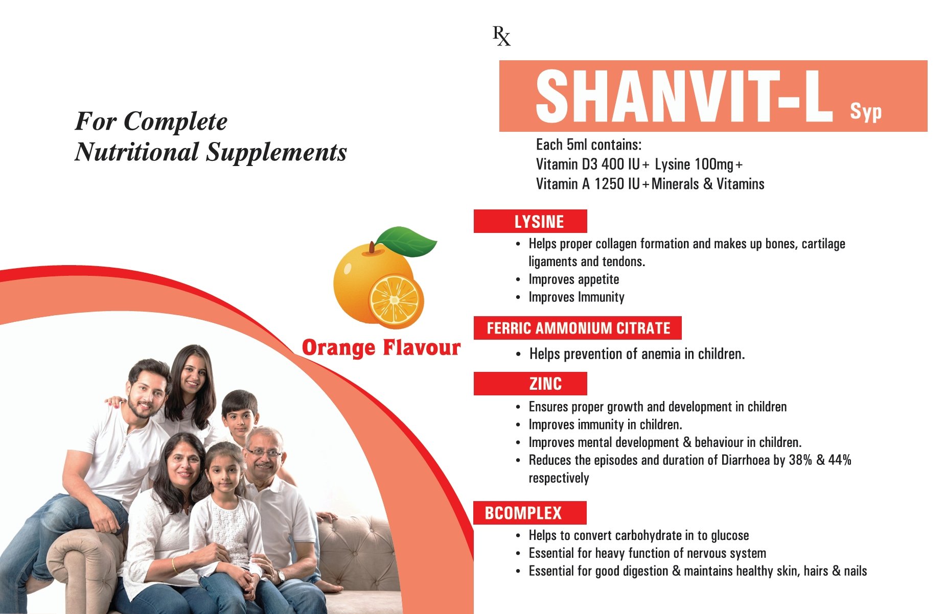 Shanvit-L Nutritional Supplement Syrup