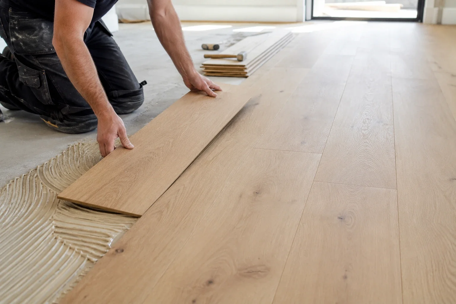 Hardwood flooring installation in Los Angeles — licensed flooring contractor — Crystal Peak Construction Inc.
