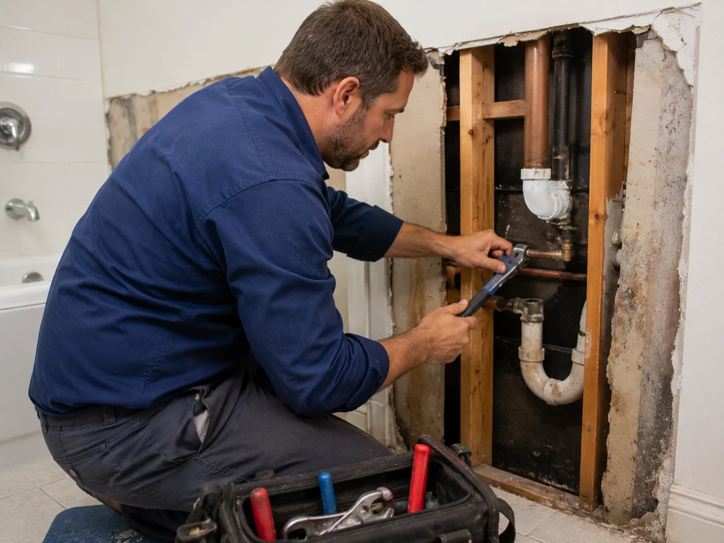 Mold moisture source correction before reconstruction in Los Angeles — Crystal Peak Construction Inc.