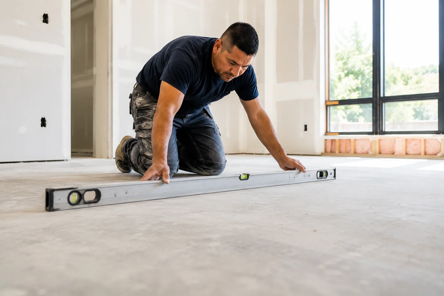 Professional subfloor assessment before flooring installation in Los Angeles — Crystal Peak Construction Inc.